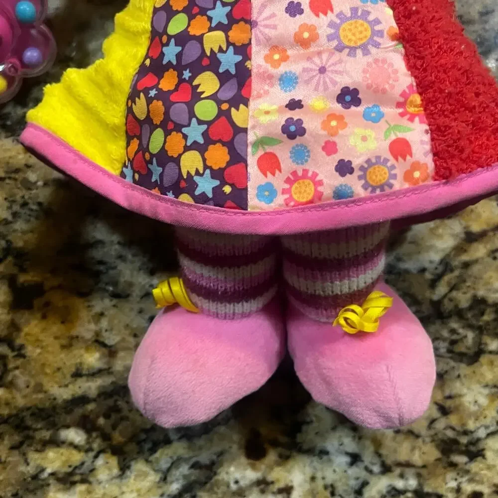 Tomy Lamaze My Friend Emily Sensory Development Baby Girl Plush‎ Doll Rattle 10”